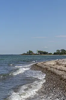 Schleswig Holstein Coastline Stampe: Lighthouse, Bulk, waves, surf