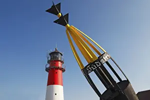Europe Travel Destination Stampe: Lighthouse and navigation mark