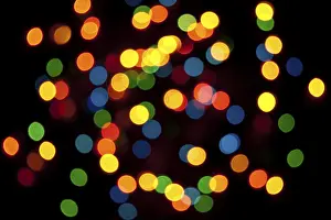 Atmospheric Night Shot Stampe: Lights, defocused background