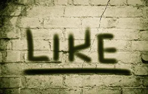 Motivational Quote Stampe: Like Concept