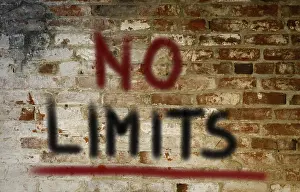 Symbolic Picture Stampe: No Limits Concept