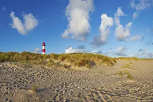 German Federal Republic Lighthouse Stampe: The Lister lighthouse at Ellenbogen
