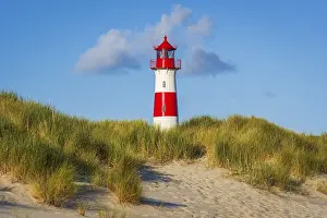 Lister Lighthouse Stampe: The Lister lighthouse at Ellenbogen