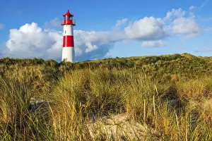 Lister Lighthouse Stampe: The Lister lighthouse at Ellenbogen