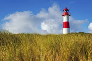 Lister Lighthouse Stampe: The Lister lighthouse at Ellenbogen
