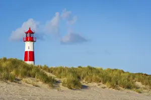 Lister Lighthouse Stampe: The Lister lighthouse at Ellenbogen