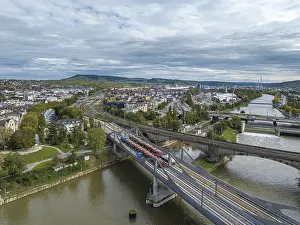 Stuttgart 21 Project Stampe: Load test on the Neckar Bridge