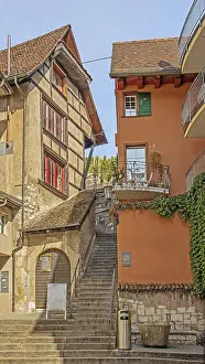 Historic Swiss Castle Stampe: Whether local or foreign