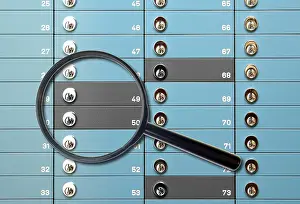 Safe Deposit Box Stampe: Lock boxes