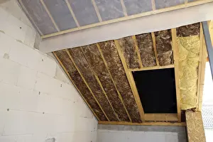 Residential Building Renovation Stampe: Loft insulation