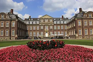 Moated Castle Germany Stampe: Main building with central risalit