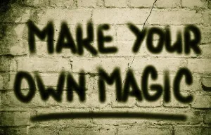 Symbolic Picture Concept Stampe: Make Your Own Magic Concept