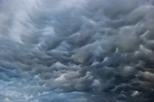 Mammatus Clouds Stampe: Mammatus clouds, dramatic cloud atmosphere