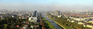 Urban Landscape Europe Stampe: Mannheim from above