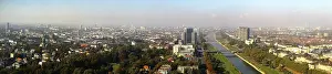 Deserted Cityscape Germany Stampe: Mannheim from above