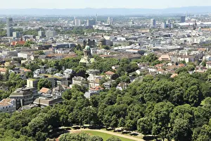 View From Above Germany Stampe: Mannheim from above