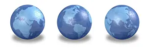 Studio Shot World Map Stampe: Map