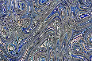 Abstract Fractal Design Stampe: Marble background - abstract computer-generated image