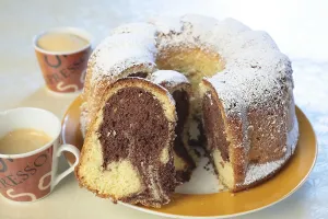Marble Cake Stampe: Marble ring cake