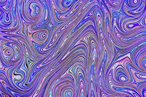 Computer Generated Fractals Stampe: Marbled background - abstract computer-generated image