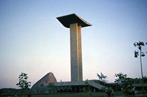 Rio De Janeiro Landmark Stampe: Memorial to the Second World War