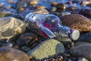Northern Germany Scenery Stampe: Message in a bottle