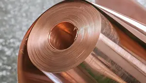 Metal Processing Factory Stampe: Metal, copper, copper sheet on rolls for further processing