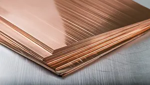 Metal Factory Premises Stampe: Metal, copper, sheet copper for further processing