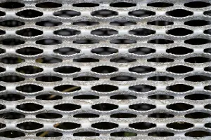 Metal Grid Pattern Stampe: Metal grid with pattern, full format
