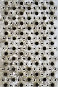Metal Grid Pattern Stampe: Metal grid with pattern, full format