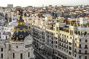 Madrid Cityscape Stampe: Metropolis House, Edificio Metropolis