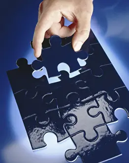 Missing Jigsaw Piece Stampe: Missing jigsaw piece