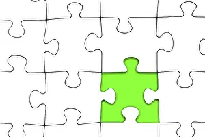 Missing Puzzle Piece Stampe: Missing piece of the puzzle