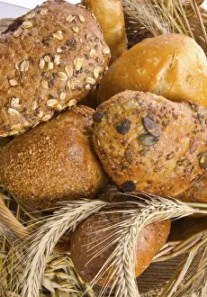 French Baguette Style Stampe: Mixed bread rolls