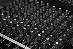 Audio Engineering Equipment Stampe: Mixing console
