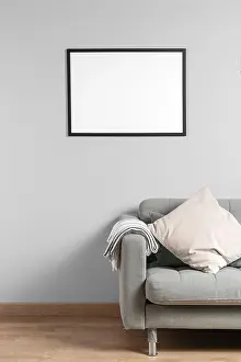 Modern Architecture Design Stampe: Mock up frame wall