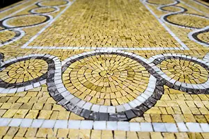 Mosaic Tile Background Stampe: Mosaic tile background of texture