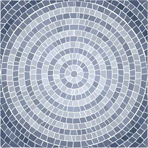 Colorful Interior Design Stampe: Mosaic tile vector template, seamless pattern
