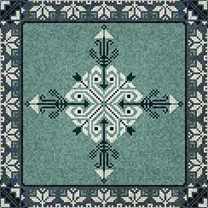 Geometric Mosaic Art Stampe: Mosaic tiles background, seamless vector pattern