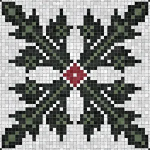 Seamless Vector Pattern Stampe: Mosaic tiles background, seamless vector pattern