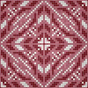 Mosaic Wall Decoration Stampe: Mosaic tiles background, seamless vector pattern