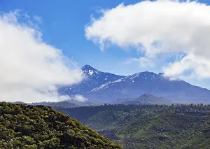 Tenerife Holiday Region Stampe: Mountain hike to Risco Blanco, view to Mount Teide