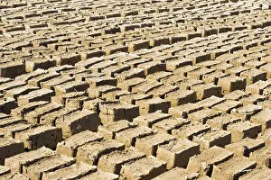 UNESCO World Heritage Site Kazakhstan Stampe: Mud Bricks, Pattern, Turkistan