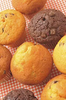 Studio Background Cuisine Photos Stampe: Muffins