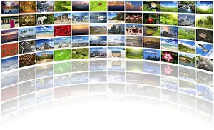 Copyspace Image Stampe: Multimedia background with copyspace