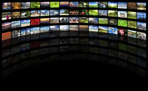 Copyspace Image Stampe: Multimedia background with copyspace