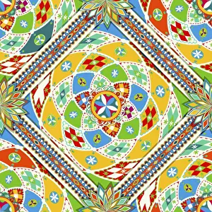Najdi Style Seamless Pattern Stampe: Najdi style vector seamless pattern