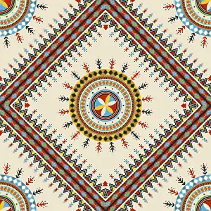 Najdi Style Seamless Pattern Stampe: Najdi style vector seamless pattern