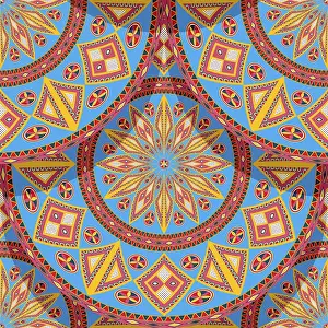 Najdi Style Seamless Pattern Stampe: Najdi style vector seamless pattern