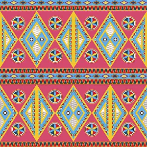 Najdi Style Seamless Pattern Stampe: Najdi style vector seamless pattern